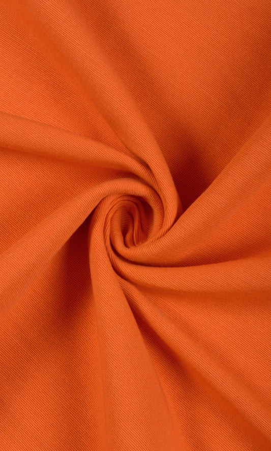 Cotton Fabric Blinds (Orange)