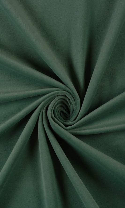 Velvet Home Decor Fabric By the Yard (Hunter Green)