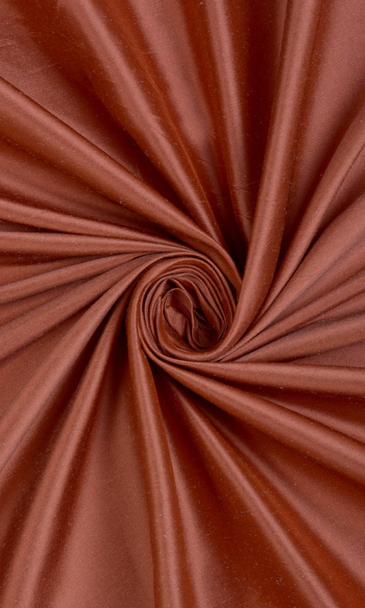 Shantung Silk Home Decor Fabric Sample (Persian Red)