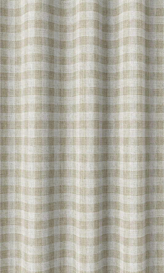 Modern Striped Curtains (Beige/ White)