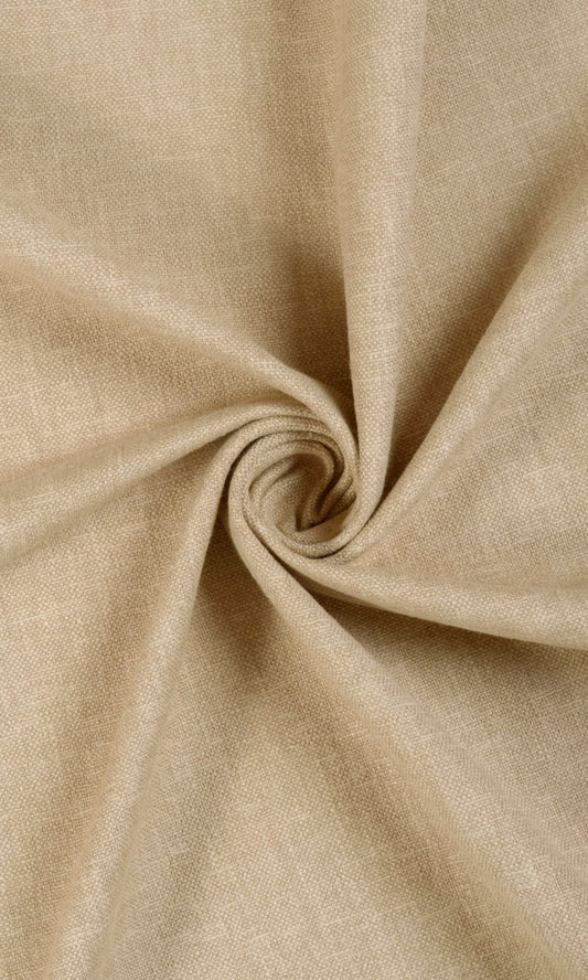 Linen Blend Window Curtains (Beige)