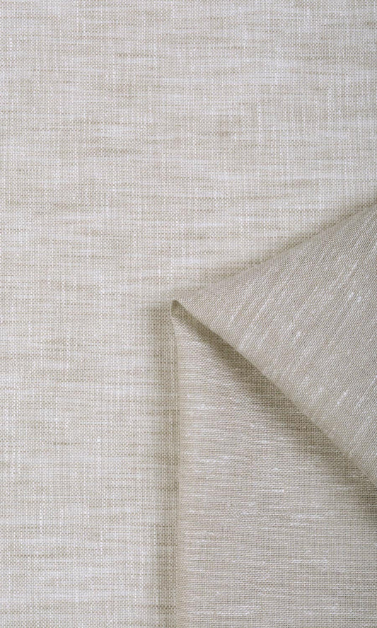 Linen Sheer Window Curtains (Creamy Beige)