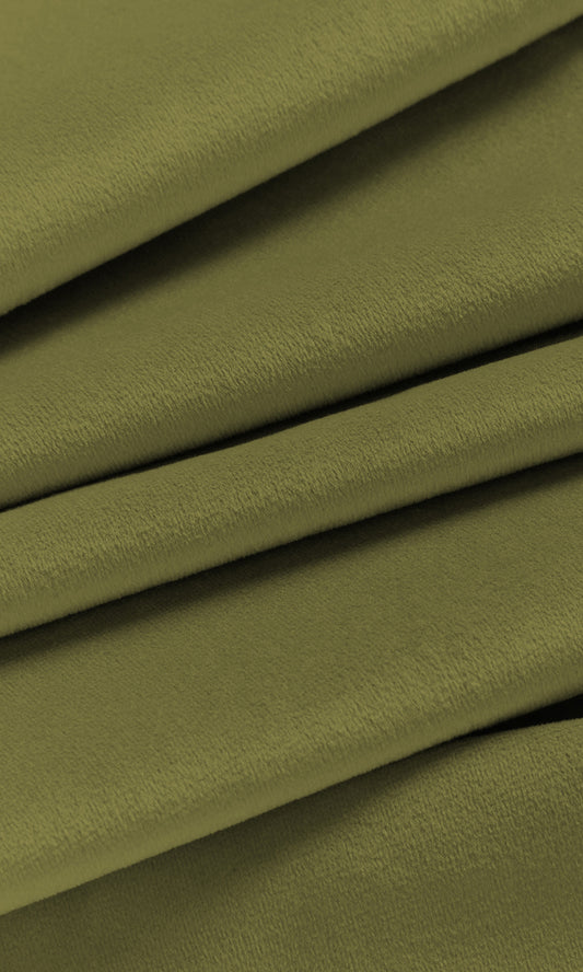 Velvet Home Decor Fabric By the Yard (Green)