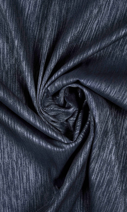 Textured Home Decor Fabric Sample (Navy Blue)
