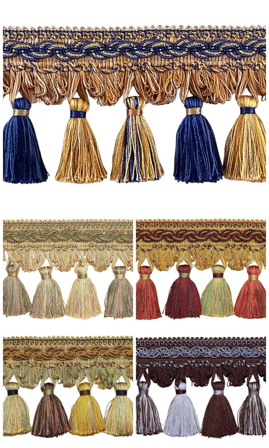 Tassels and roman shade trims
