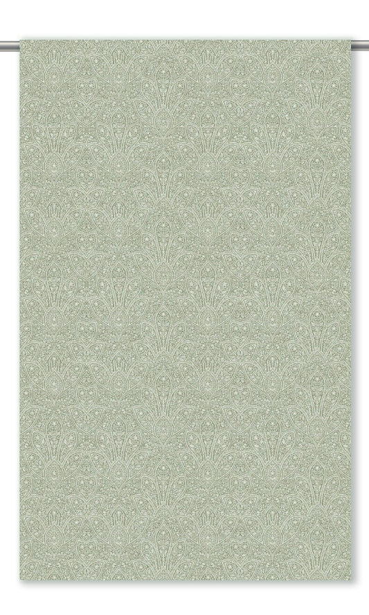 Textured Floral Print Home Decor Fabric By the Yard (Soft Green)