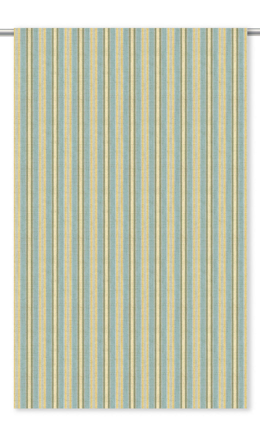 Roman Striped Shades (Stone Blue/ Corn Yellow)