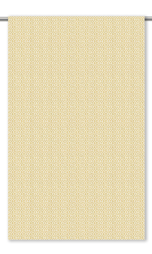 Small Chevron Print Home Decor Fabric Sample (Yellow)