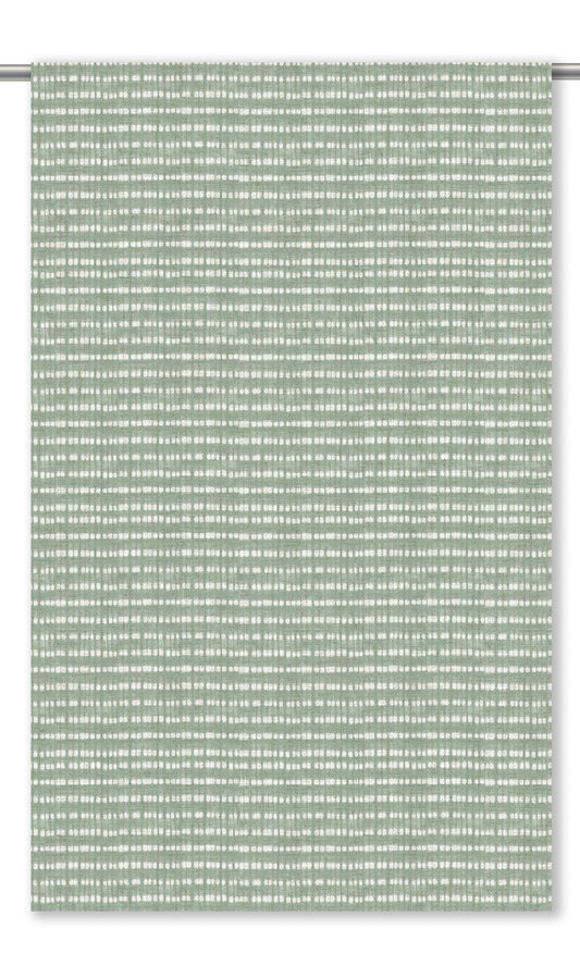 Shibori-Effect Striped Shades (Seafoam Green/ Duck Egg Blue)