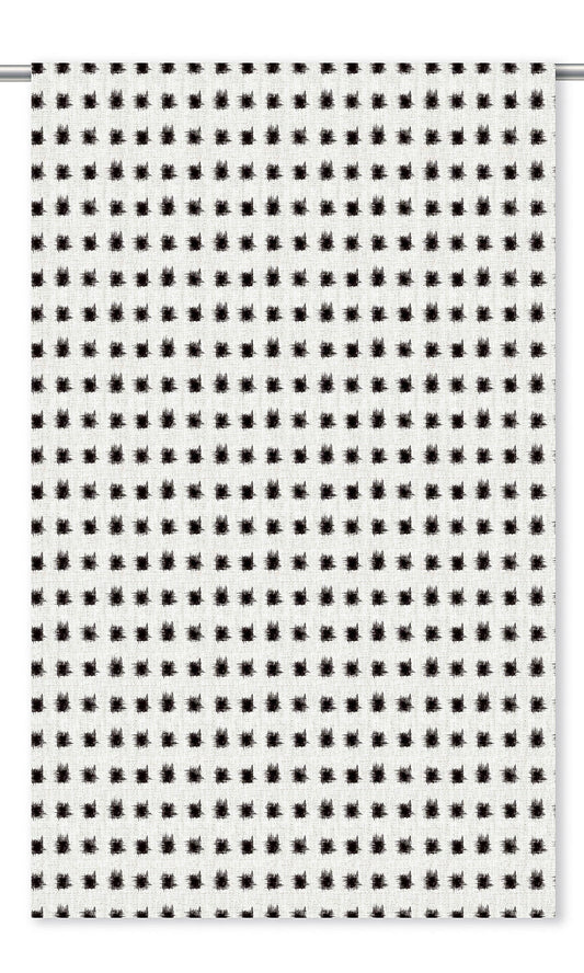 Abstract Checkered Roman Blinds (Black & White)
