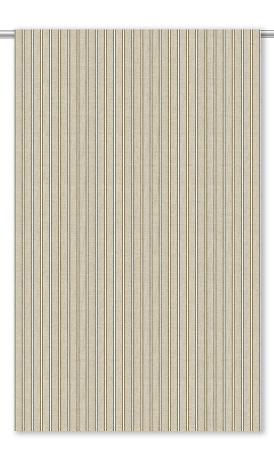 Pinstripe Roman Shades (Beige/ Coffee Brown)
