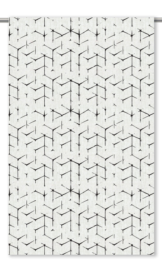 Modern Abstract Window Blinds (Black & White)