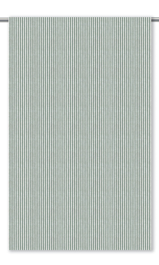 Candy Striped Roman Shades (Mint Blue/ White)