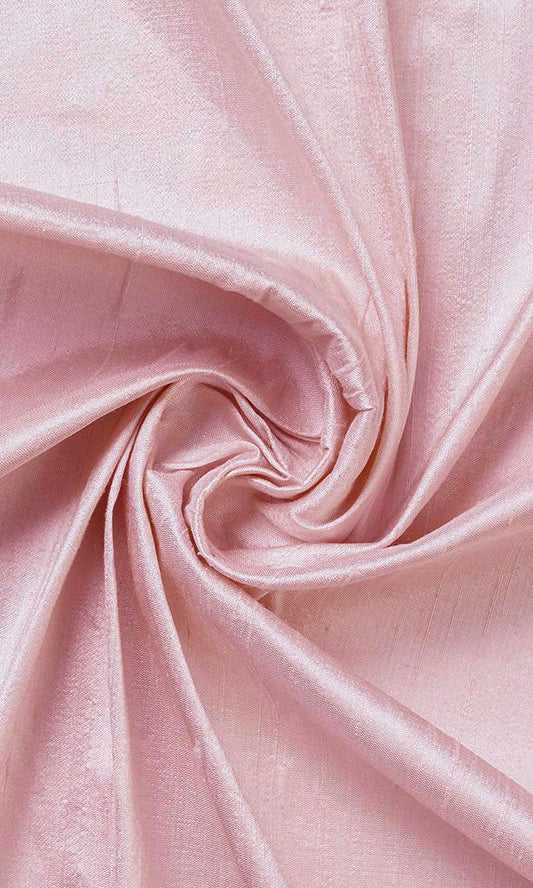 Dupioni Silk Curtain Panels (Pink)