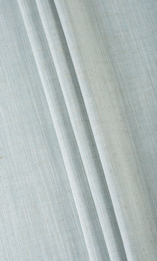 Linen Texture  Roman Shades (Powder Blue)