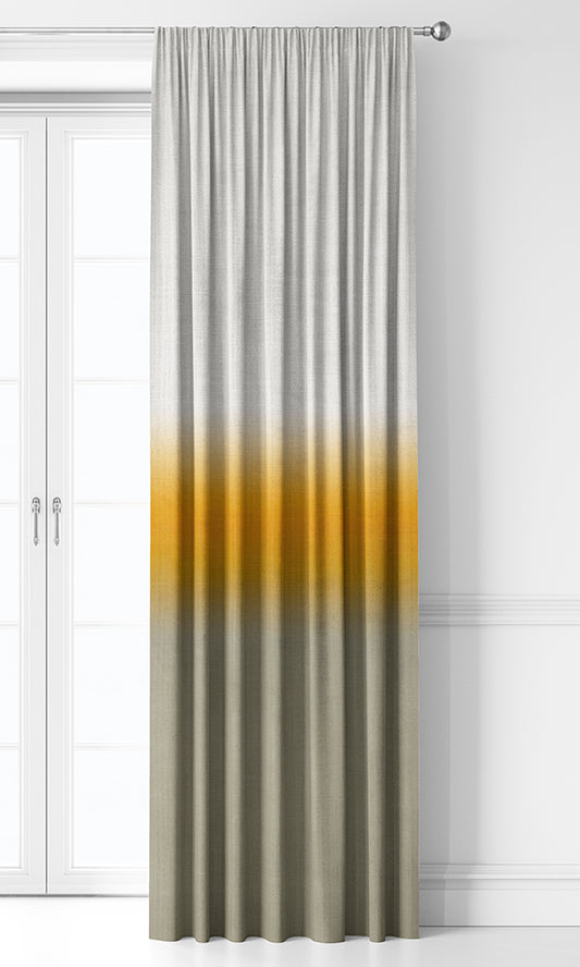 3-Tone Ombre Drapery (Yellow/ Beige)