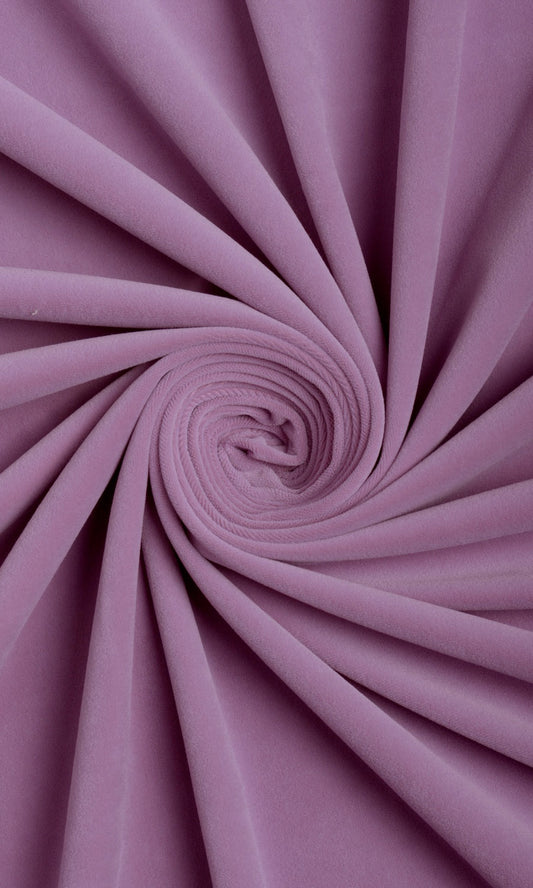 Velvet Home Decor Fabric Sample (Pale Purple)