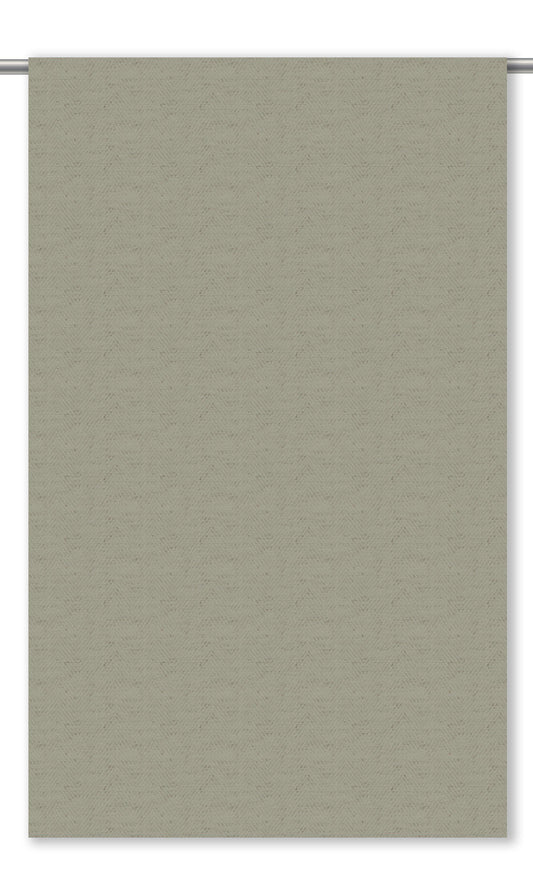 Herringbone Textured Drapery (Green-Beige)