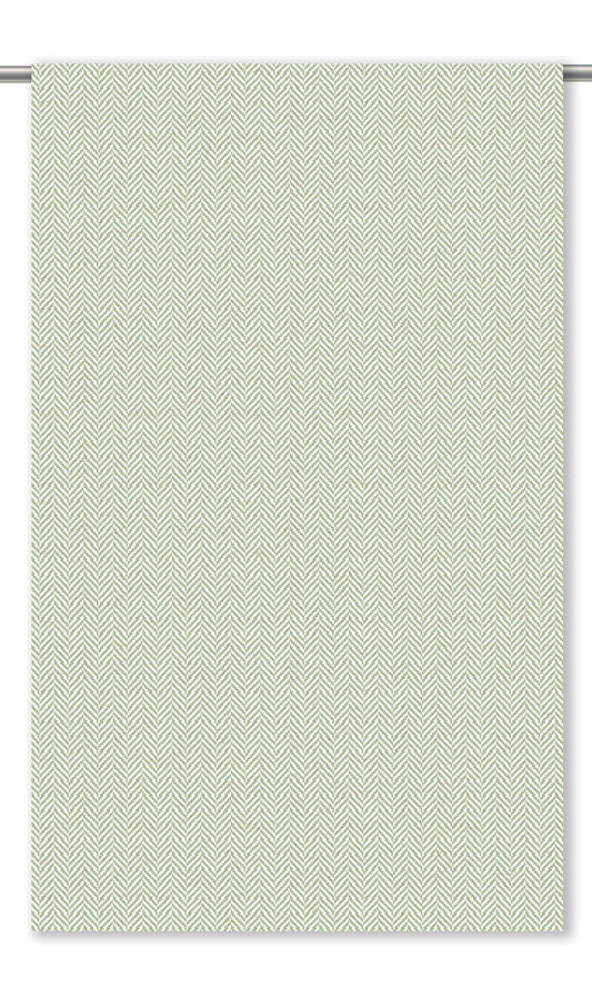 Herringbone Textured Home Decor Fabric By the Yard (Pistachio Green)