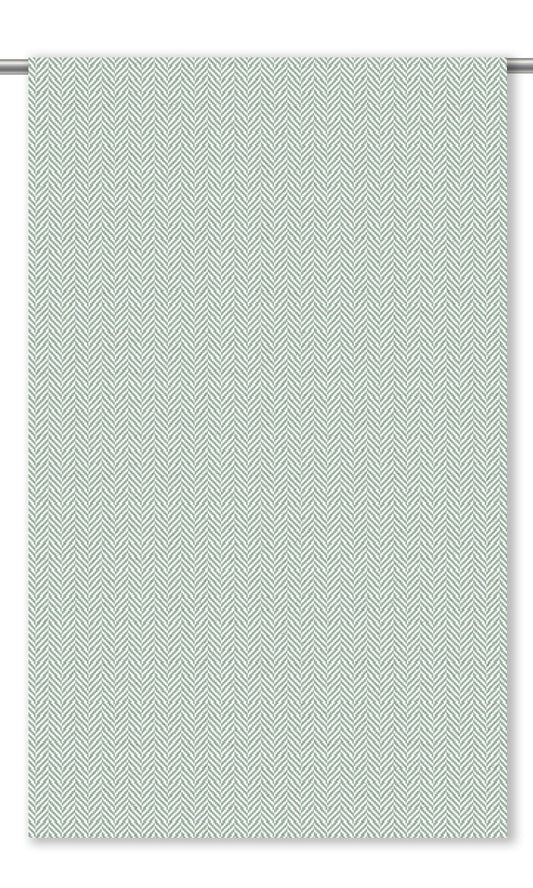 Herringbone Textured Home Decor Fabric By the Yard (Seafoam Green)