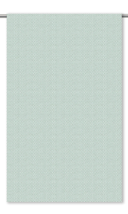 Herringbone Textured Home Decor Fabric By the Yard (Duck Egg Blue)