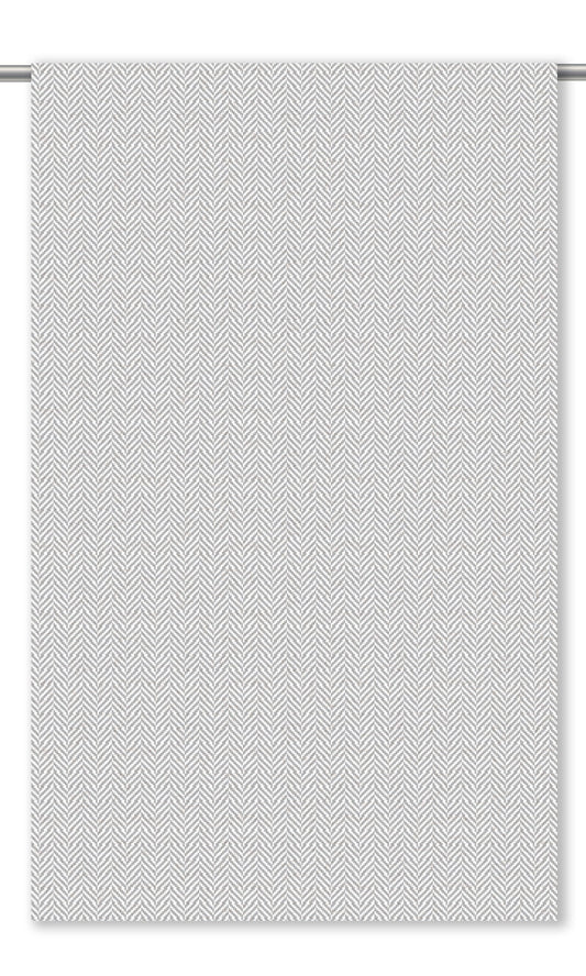 Herringbone Textured Home Decor Fabric By the Yard (Light Gray)