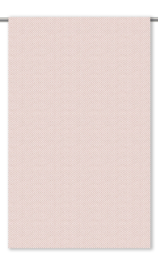 Herringbone Textured Home Decor Fabric By the Yard (Dusty Pink)