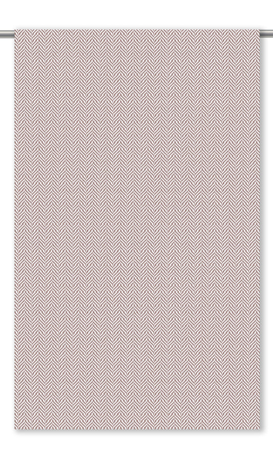 Herringbone Textured Curtain Panels (Mauve)