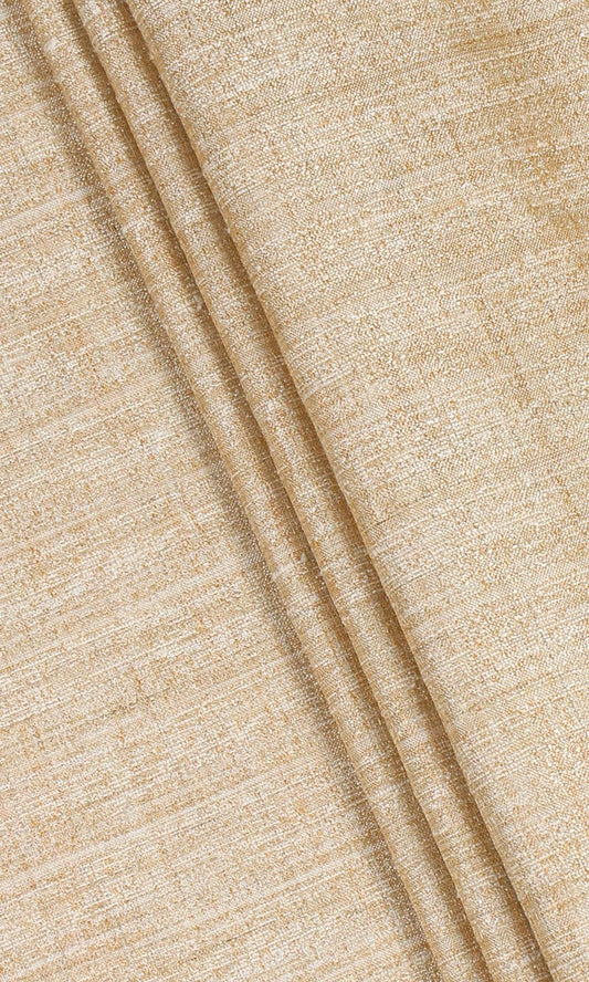Faux Silk Textured Drapes (Golden Beige)