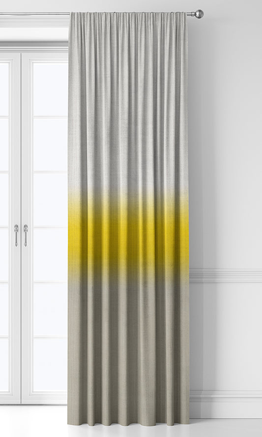 3-Tone Ombre Home Decor Fabric By the Yard (Yellow/ Beige)