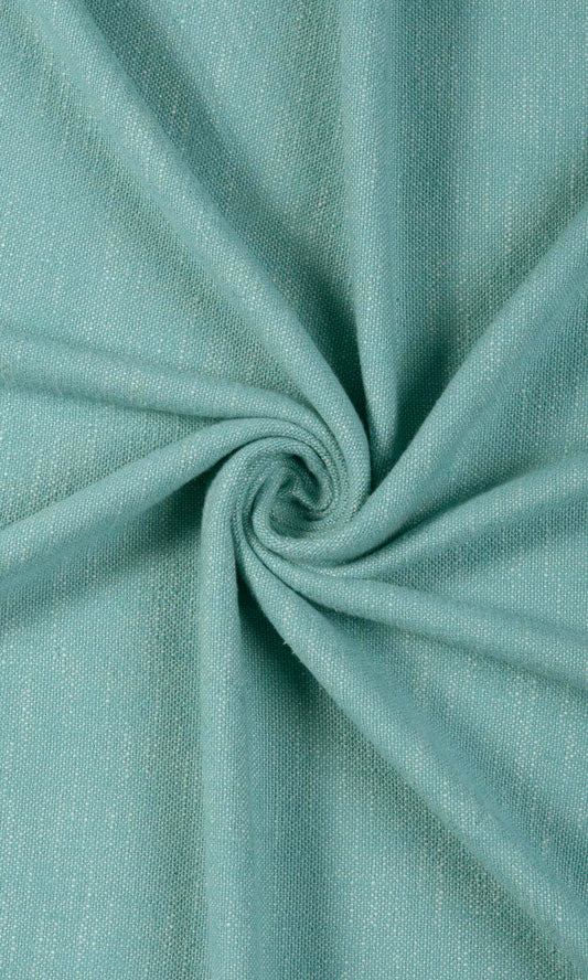 Plain Cotton Curtain Panels (Blue)
