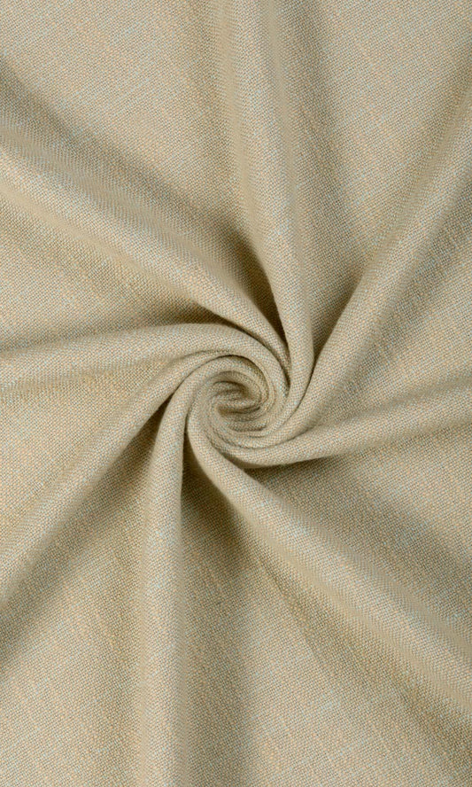 Plain Cotton Fabric Blinds (Brown/ Beige)