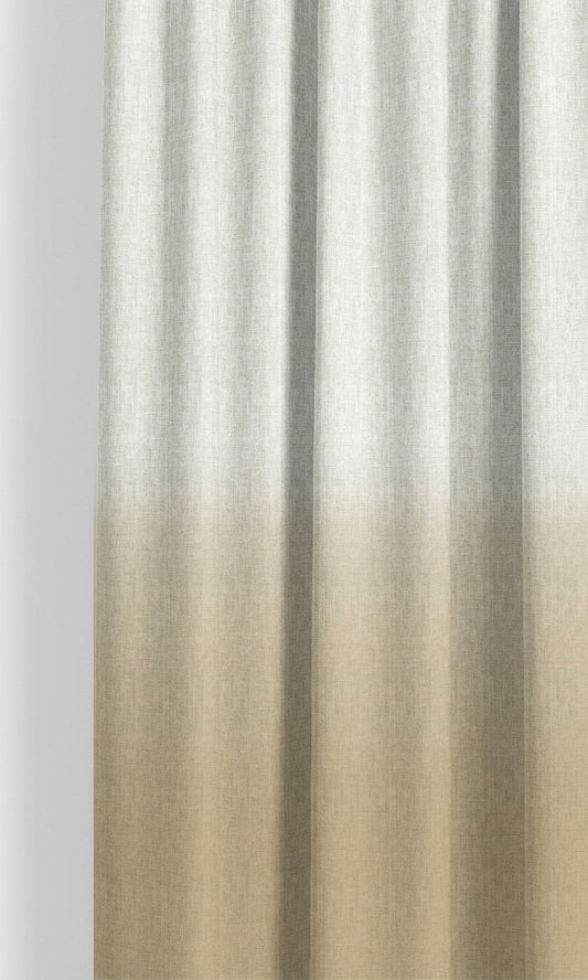 Two-Tone Ombre Drapes (Salmon Beige/ White)