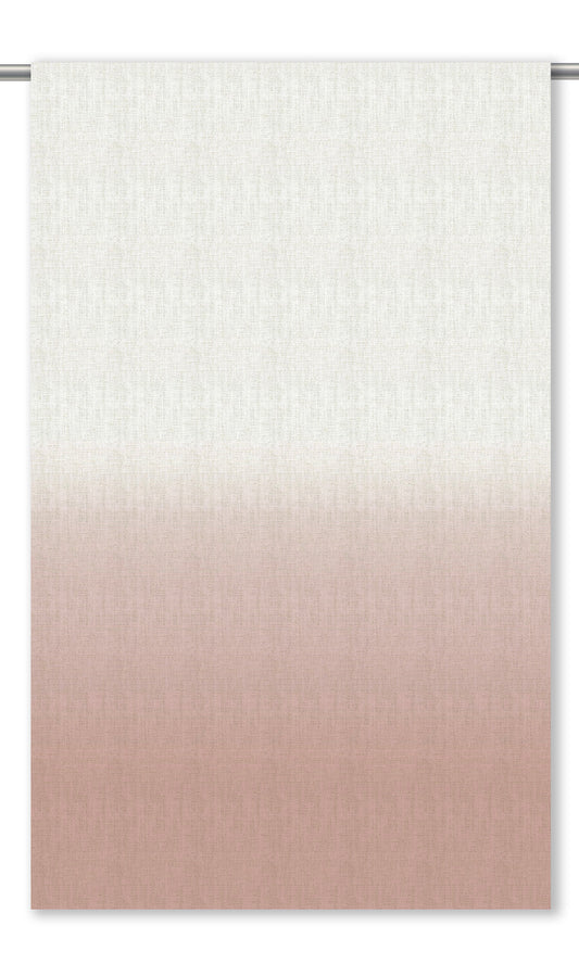 Two-Tone Ombre Roman Blinds (Dusty Rose/ White)