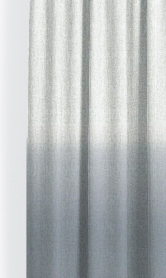 Two-Tone Ombre Window Shades (Prussian Blue/ White)