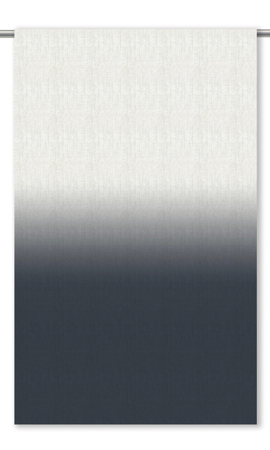 Two-Tone Ombre Roman Shades (Midnight Blue/ White)