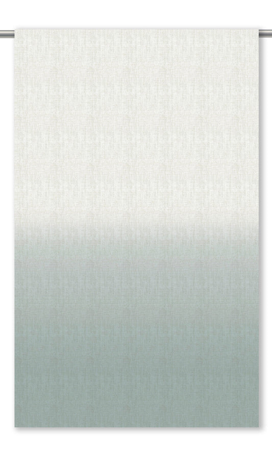Two-Tone Ombre Fabric Blinds (Powder Blue/ White)