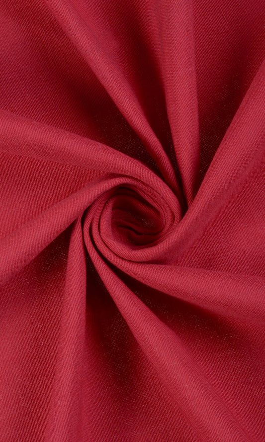 Cotton Fabric Blinds (Red)