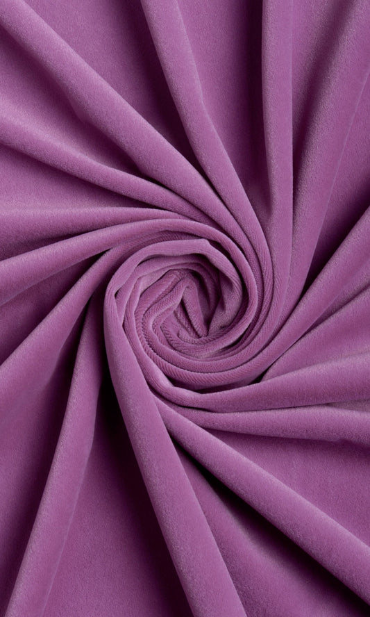 Velvet Home Decor Fabric By the Yard (Purple)