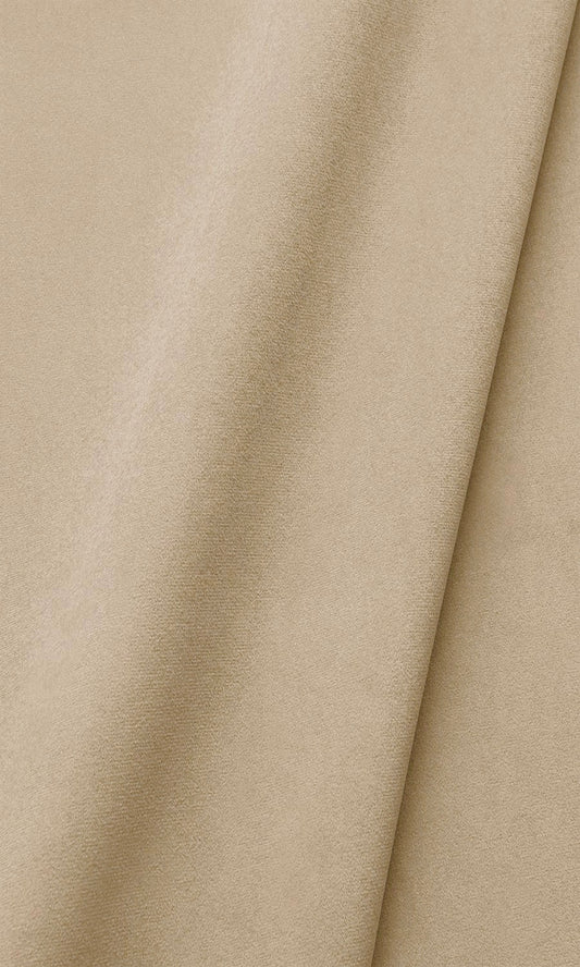 Velvet Curtain Panels (Beige/ Tan)