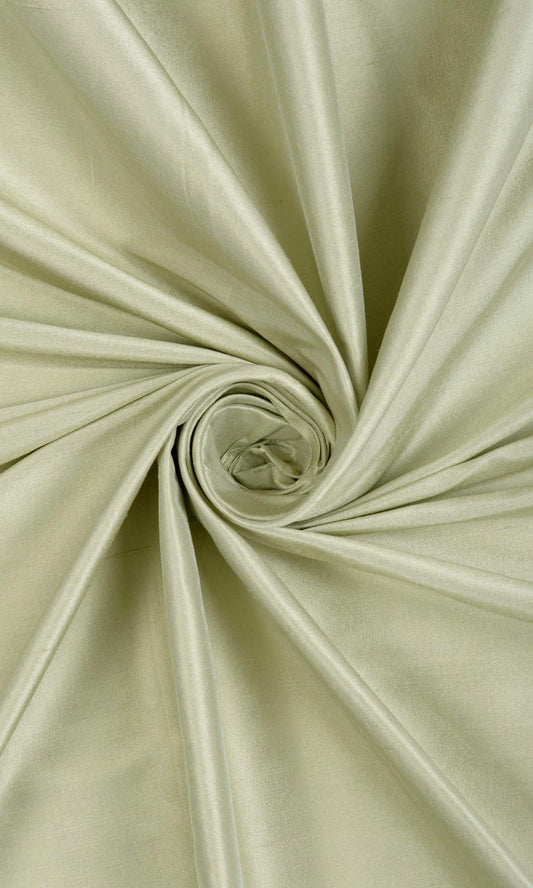 Shantung Silk Home Decor Fabric Sample (Olive/ Sage Green)