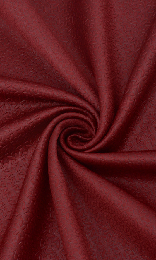 Blackout  Home Decor Fabric Sample (Red)