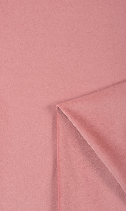 Velvet Home Decor Fabric By the Yard (Coral Pink)