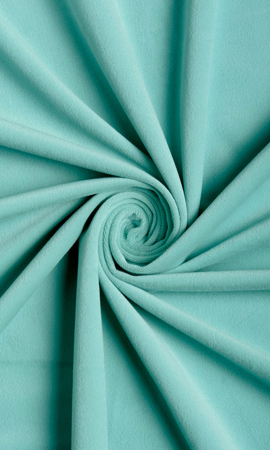 Velvet Home Decor Fabric By the Yard (Sky Blue)
