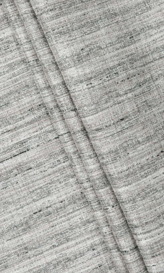 Faux Silk Textured Home Decor Fabric Sample (Grey)