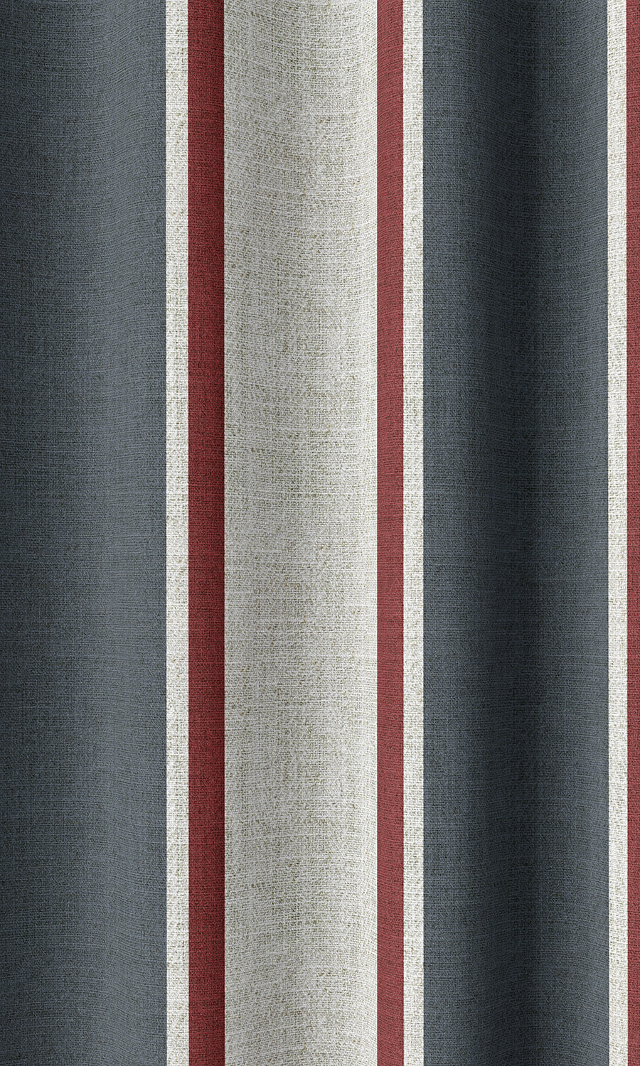 Drape Sample Geometric Patterned Fabric Sample/ Swatch I Slate Grey/ Red – Sewn ...