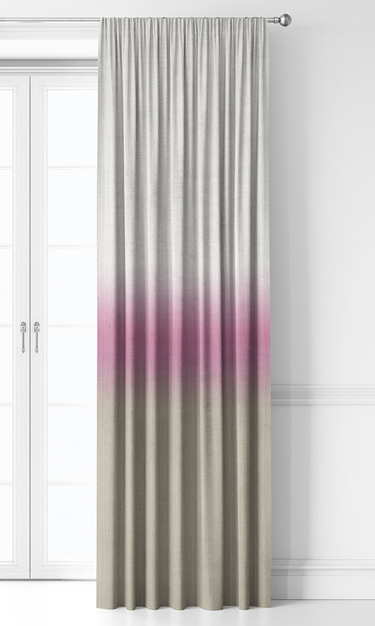 3-Tone Ombre Home Decor Fabric Sample (Pink/ Beige)