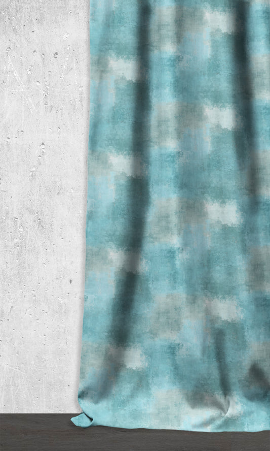 Dimout Window Curtains (Blue)