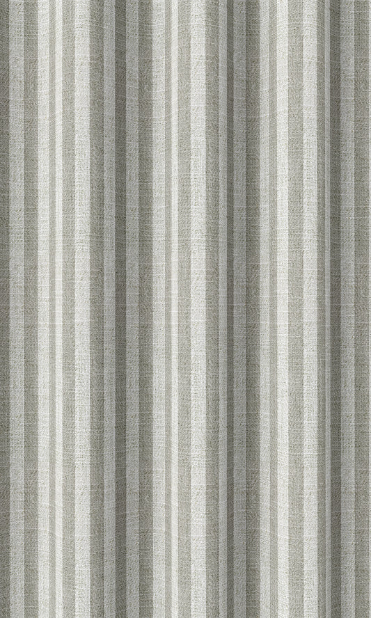 Modern Striped Roman Shades (Grey/ White)