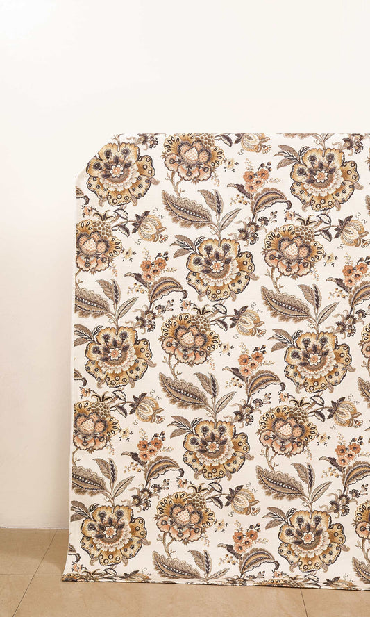 Printed Roman Shades (Beige/ Gray/ Cream)